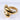 Chunky 18 Karat Gold Plated Statement Ring by Ceann Mara Jewellery