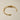 18K Gold-plated flexible Abstract Bangle by Ceann Mara Jewellery

