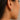Silver and Gold Woven Hoop Earrings with Stud Closure by Ceann Mara Jewellery 